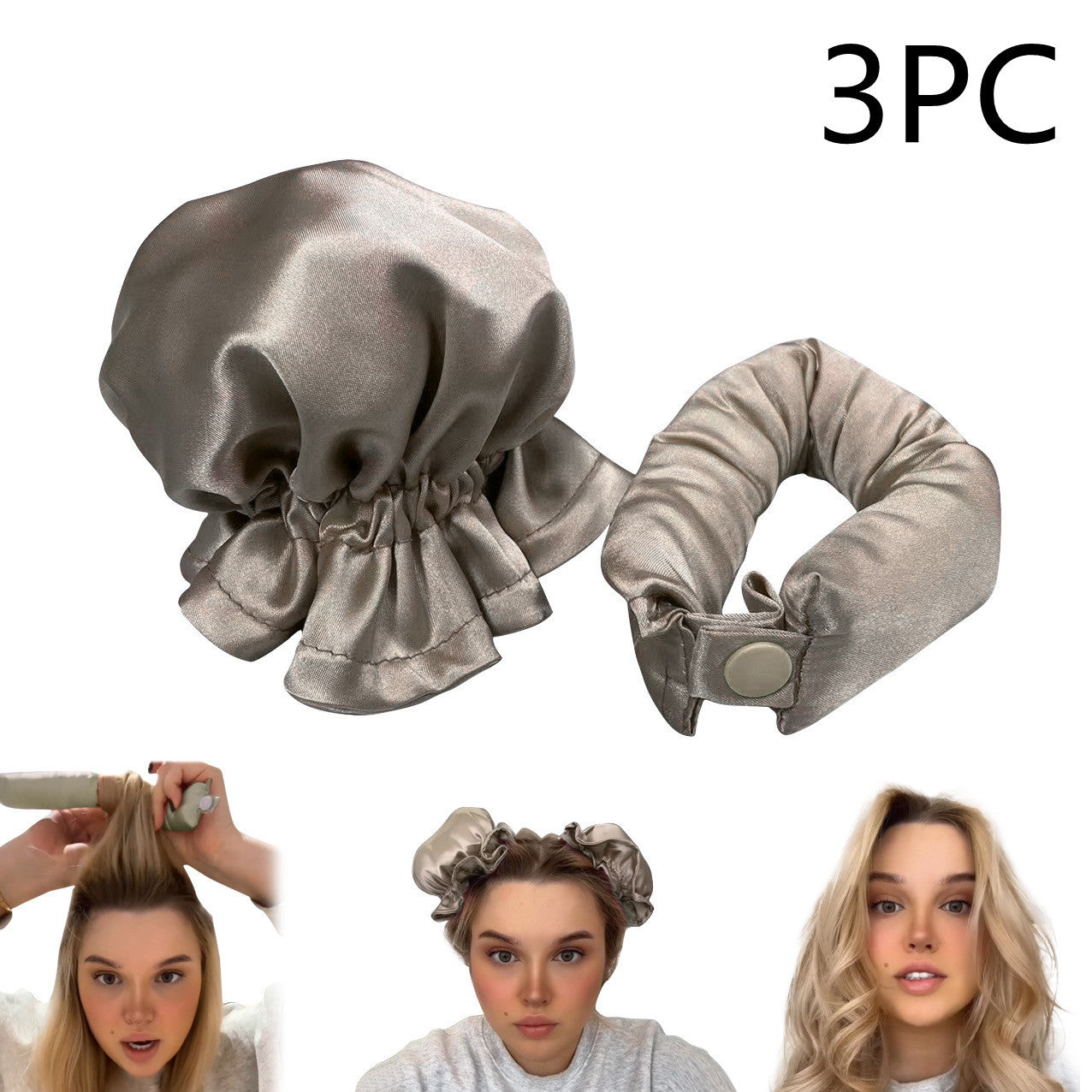 New Heatless Curl Stick With Cloth Cover Cute Ball Head Hair Curler Headband Hair Rollers Wave Form Curling Rod Hair Style Tools Gadgets New Heatless Curl Stick With Cloth Cover Cute Ball Head Hair Curler Headband Hair Rollers Wave Form Curling Rod Hair Style Tools Gadgets
